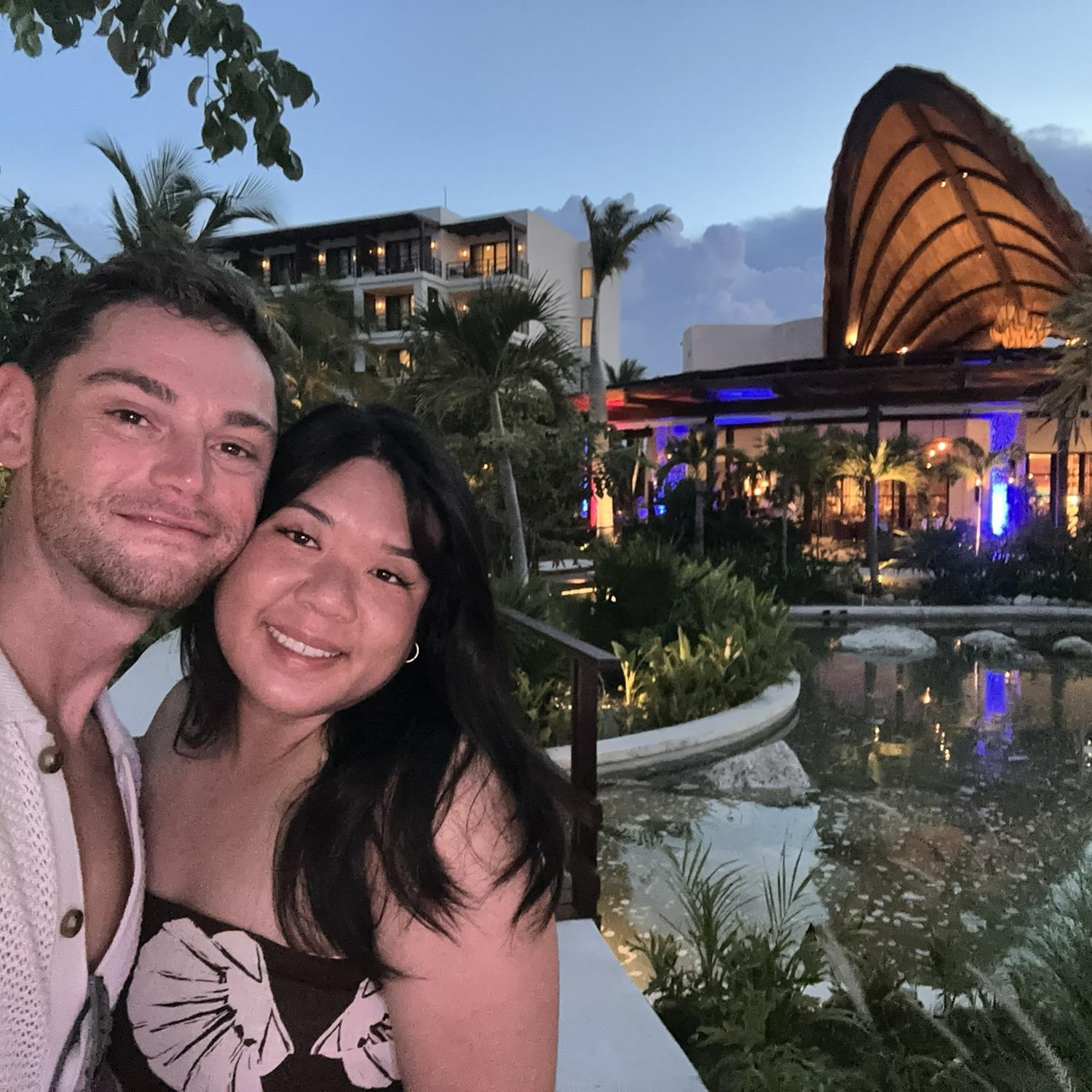 Nick’s first time out of the country!