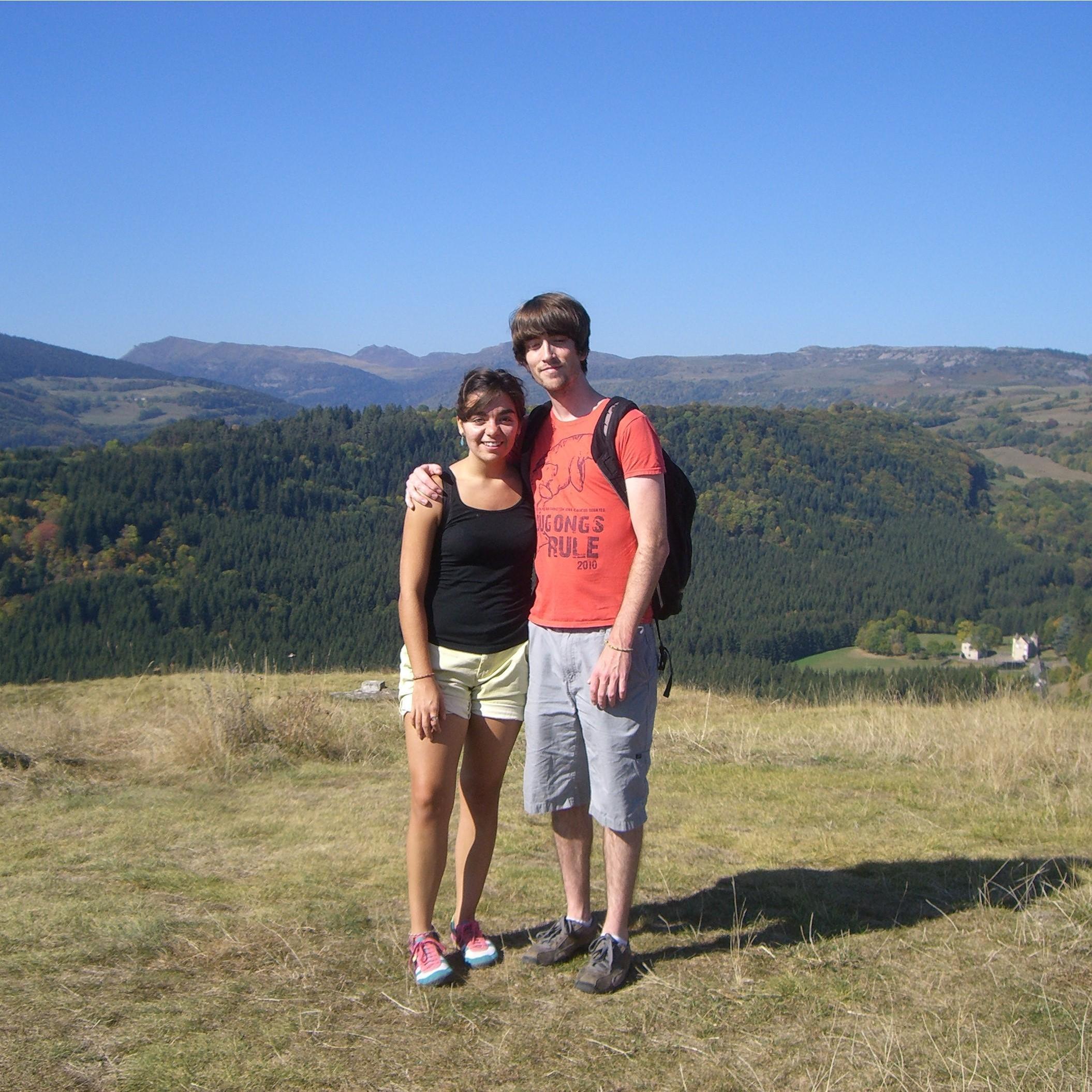hiking in in murat, france, 2011