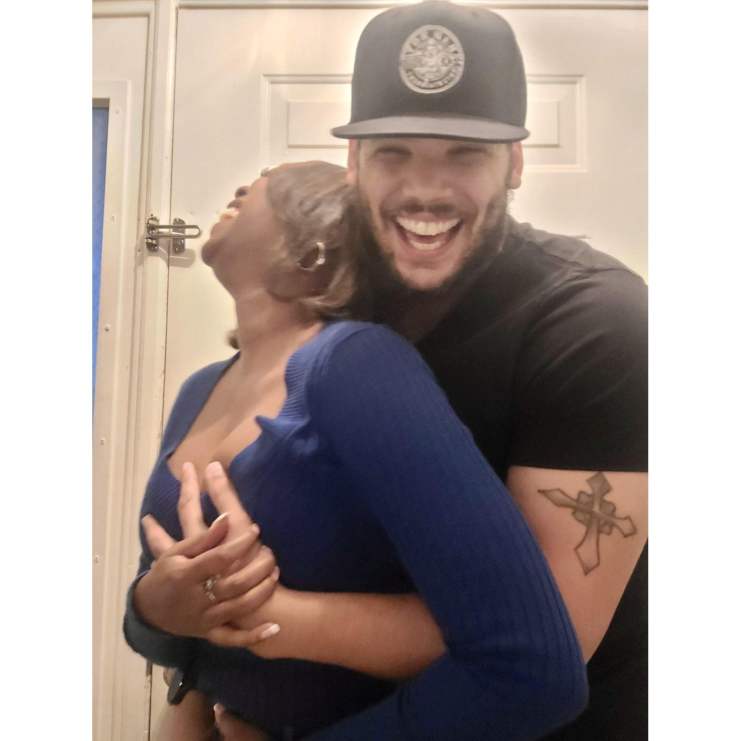 Laughing in love