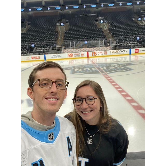 Daniel and I had the opportunity to go see the UHC ice and locker room