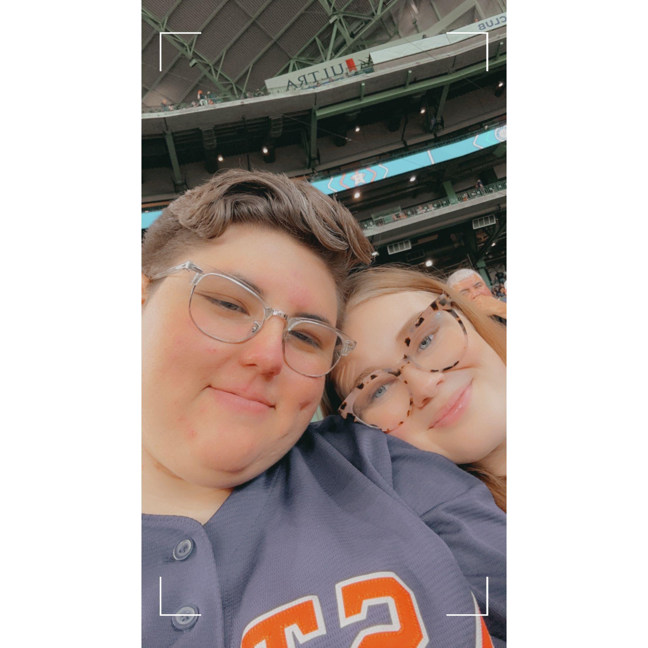 From Kali's 20th B-day at the Astros game