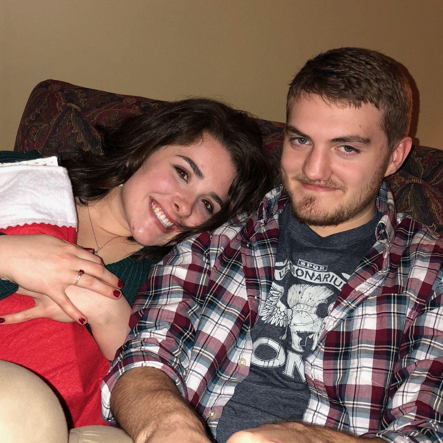 December 2018: Autumn and Jake's first Christmas together!