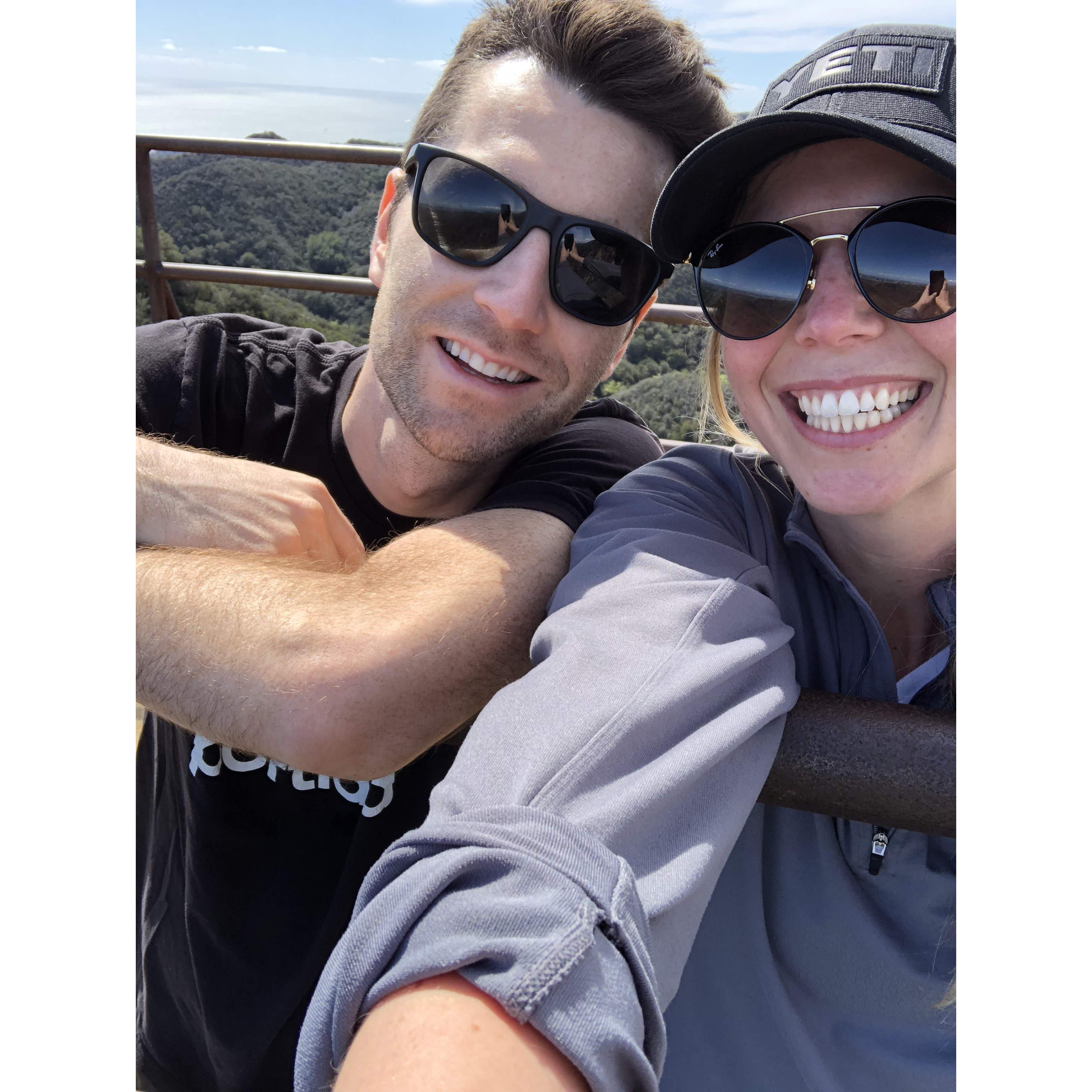 March 2018 - Our early dating hike dates in LA