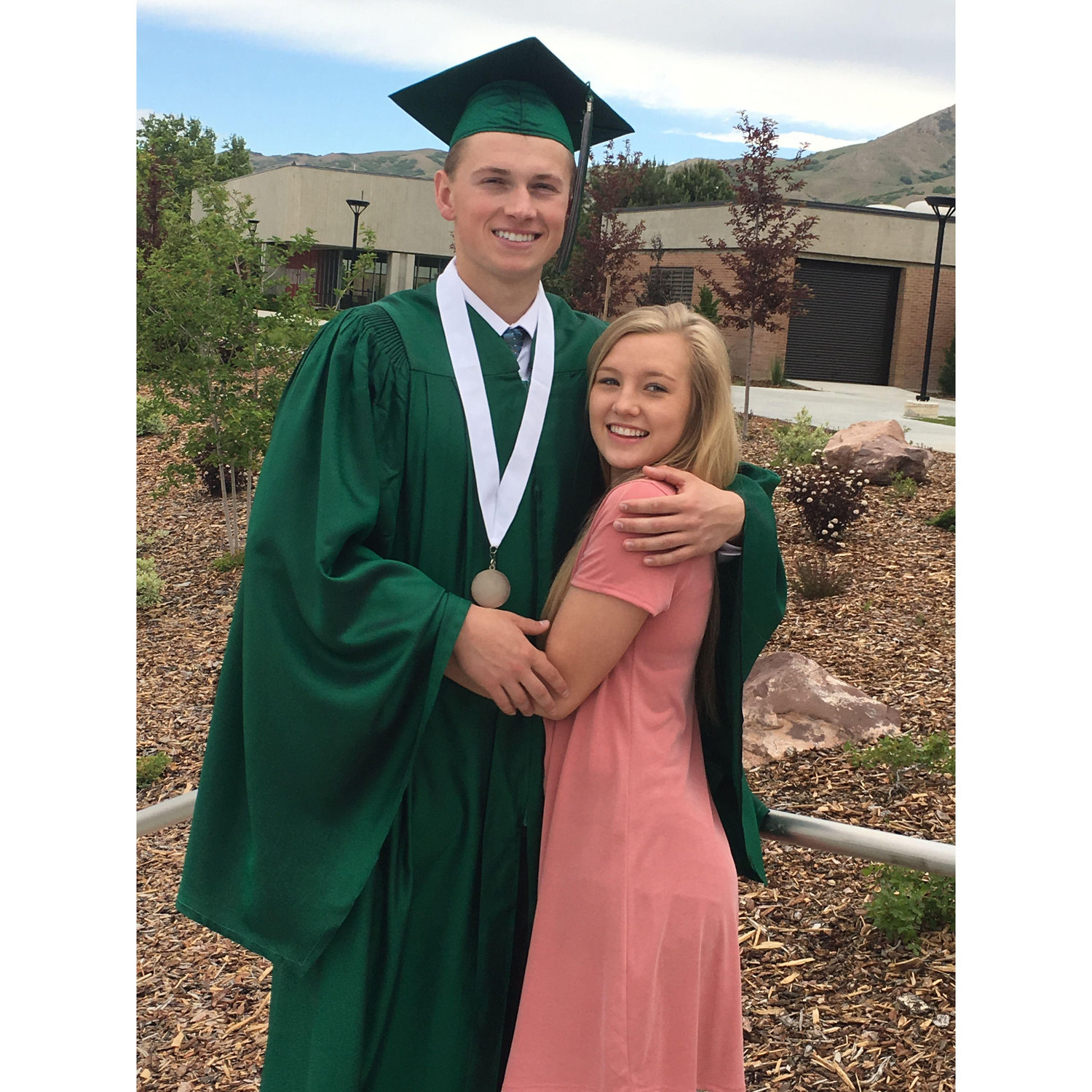 Chris' high school graduation
