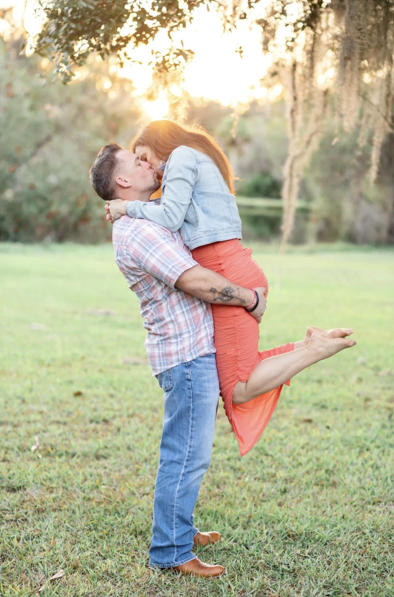 Our engagement photos at White City Park Fort Pierce