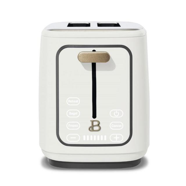 Beautiful 2 Slice Touchscreen Toaster, White Icing