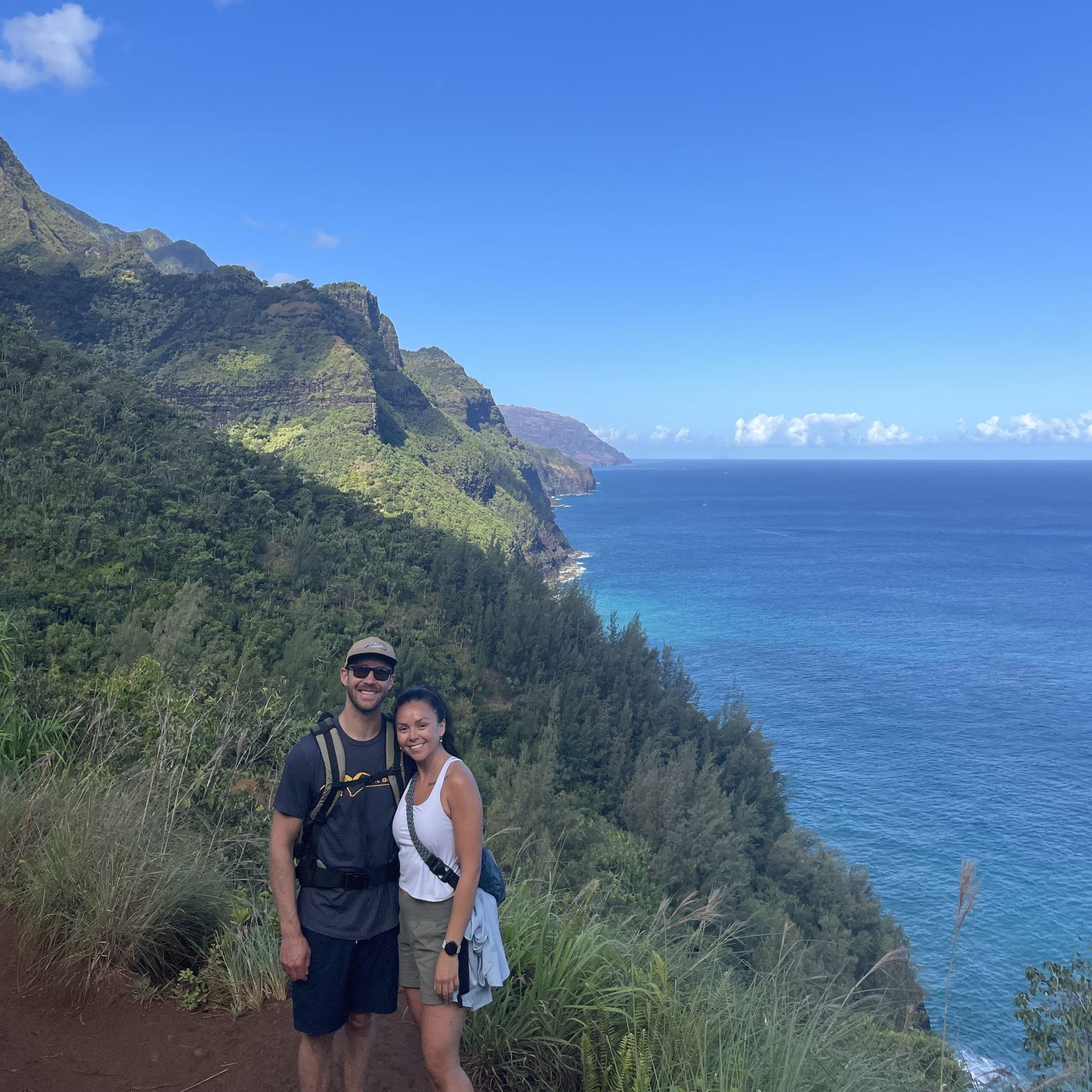 May 2025– Hiking along the Napali Coast in Kauai.