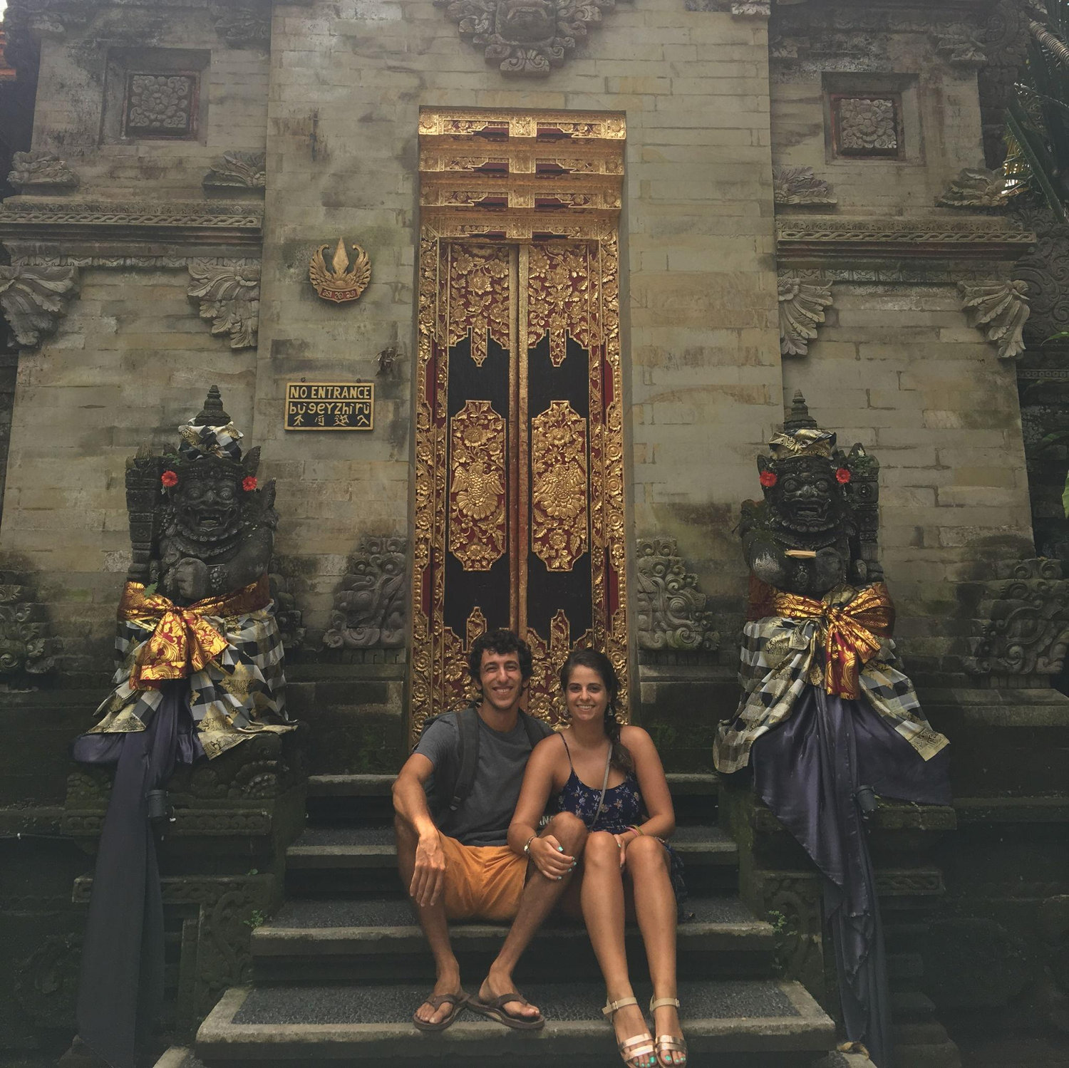 The couple's trip to Bali over 8 years ago