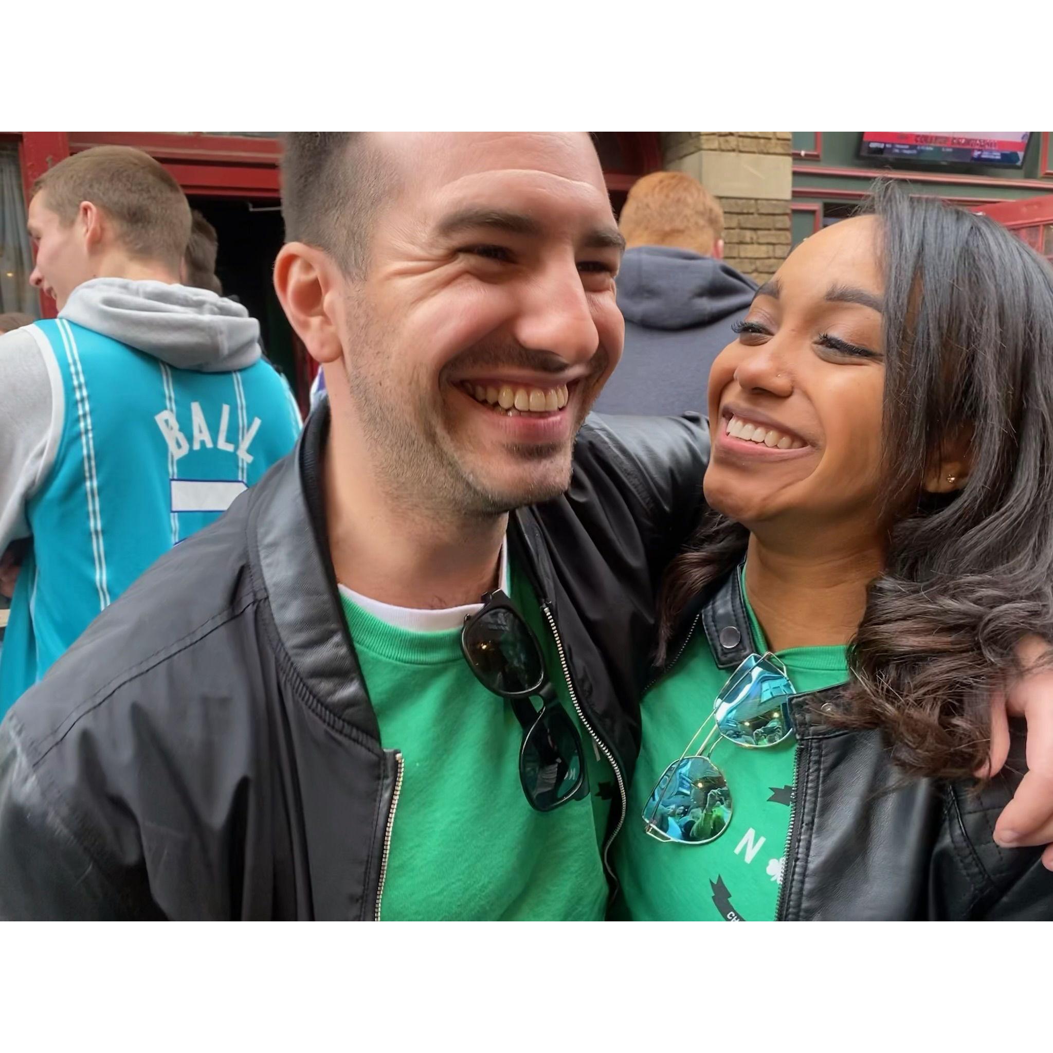 Introduced Ari to his first bar crawl - St. Patrick's Day 2023