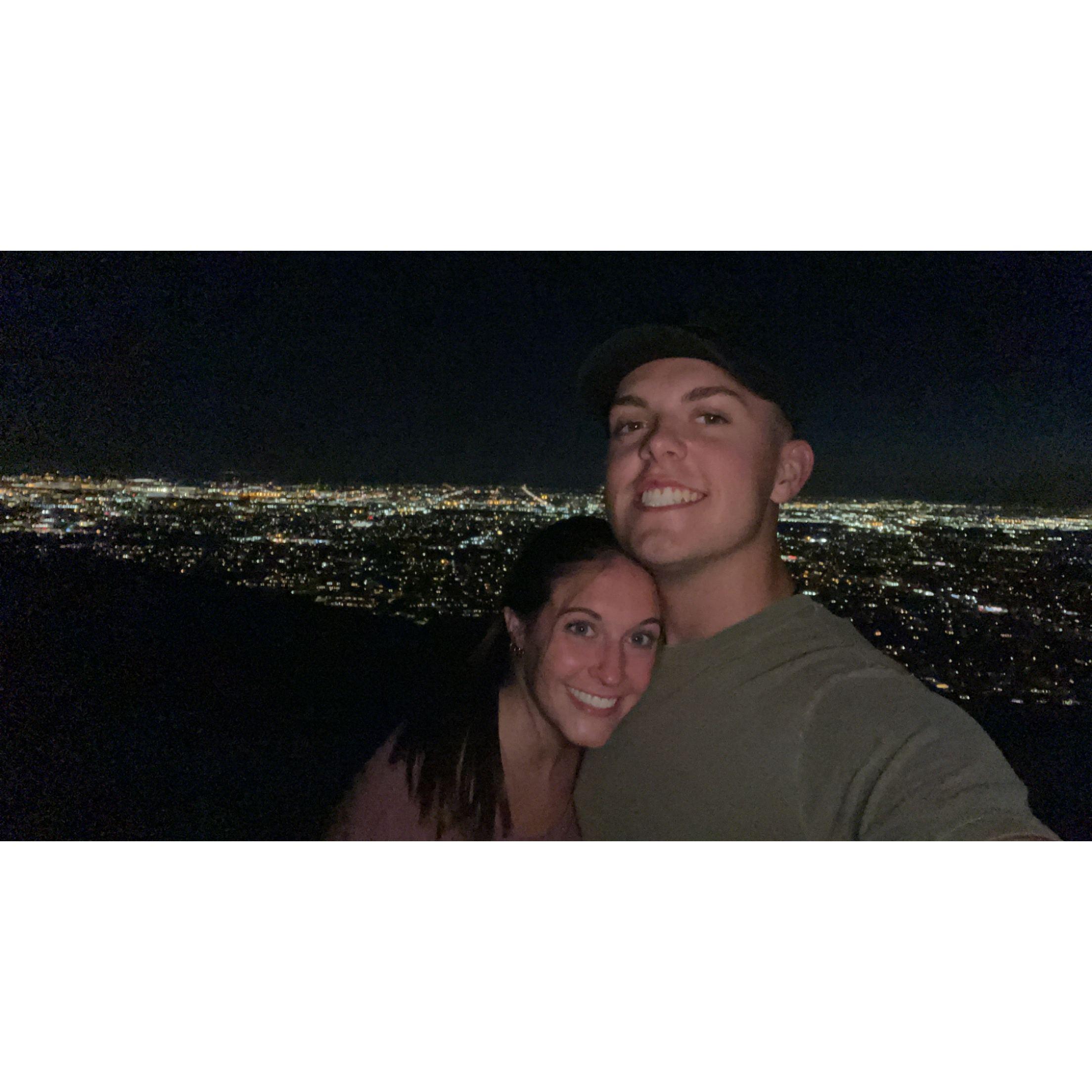 Lookout at the top of a mountain