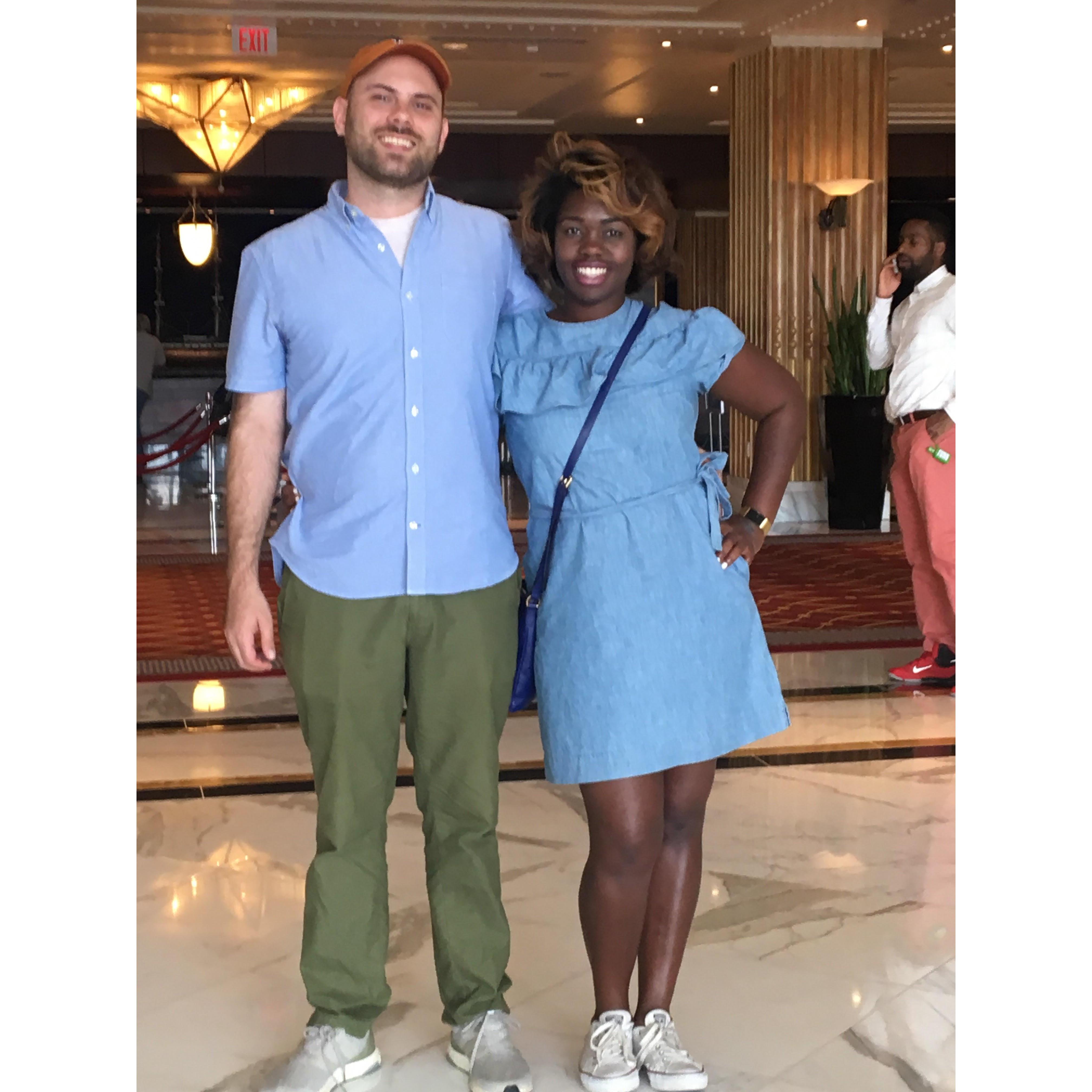 Derek & Alesa in Maryland at the Gaylord National Resort & Convention Center Labor Day weekend.