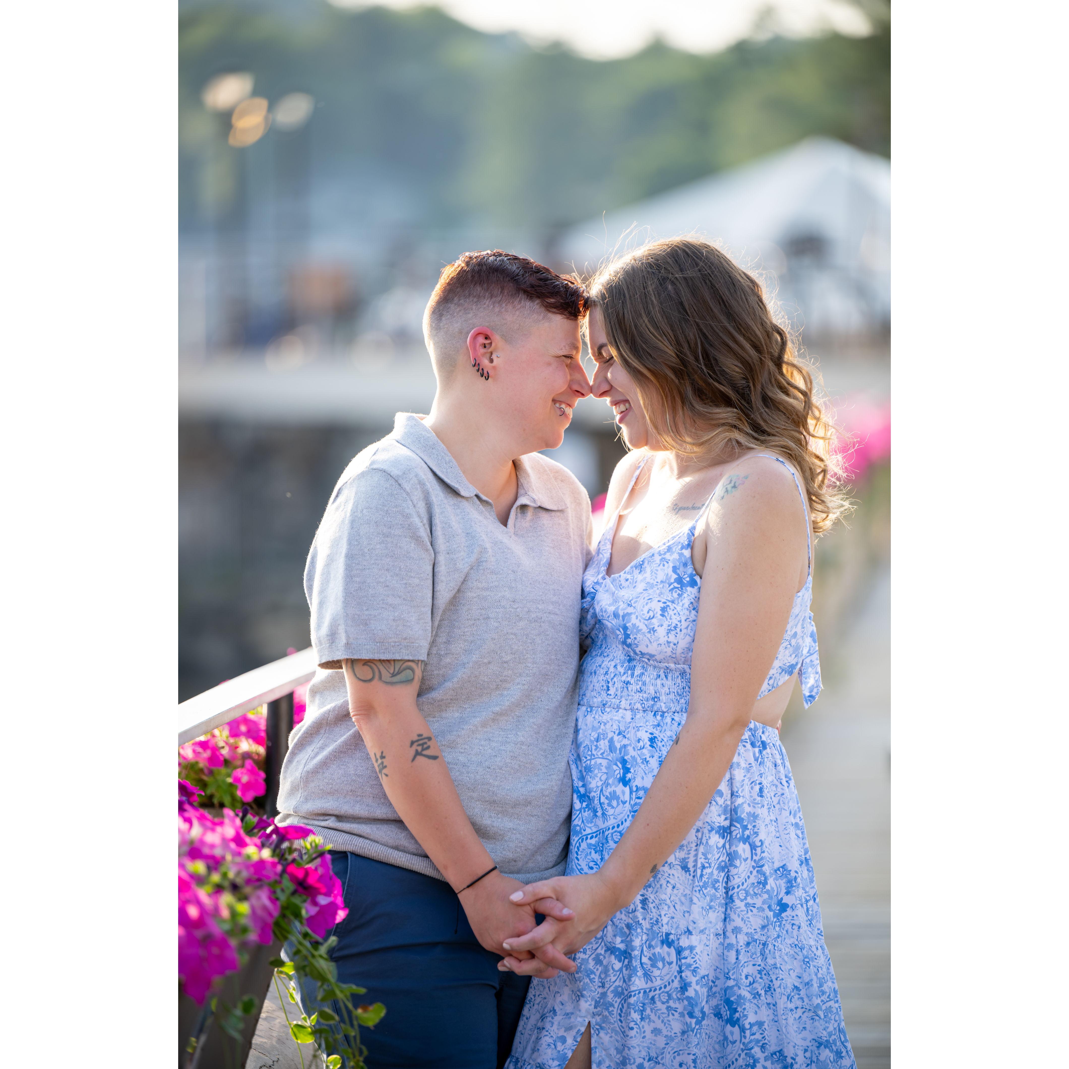 Raw, candid moments are the best!
