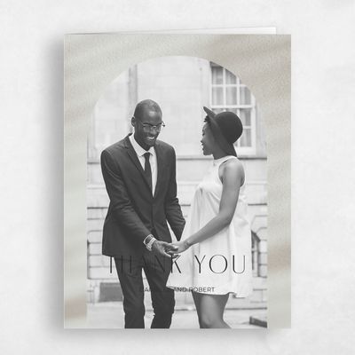 Onyx, Black Wedding Thank You - Pinellas Photo