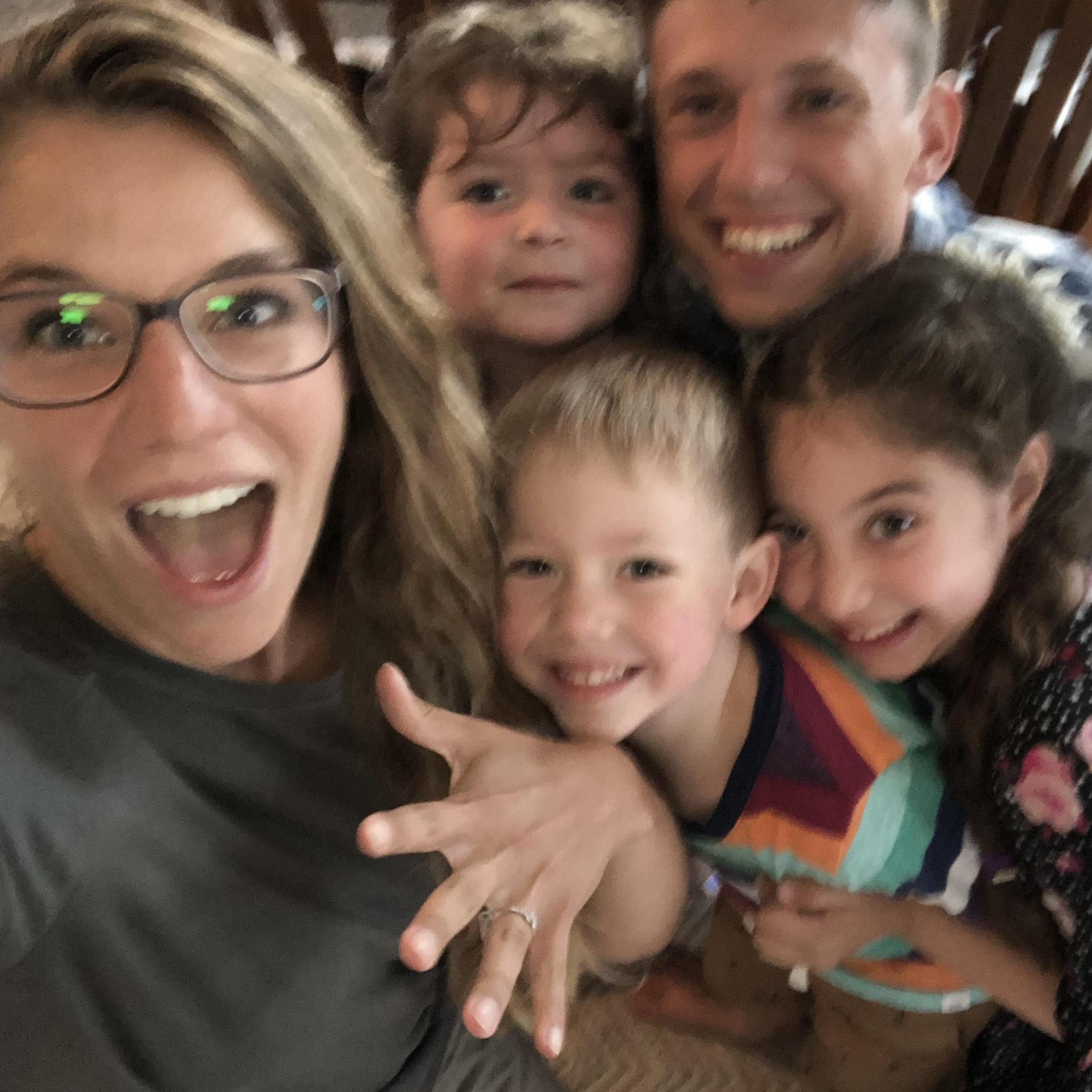 Emily's nieces and nephew approve!