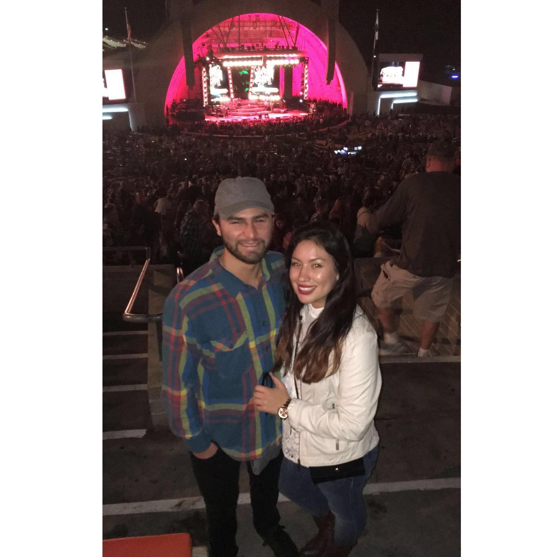 Here we are at the Hollywood Bowl getting ready to watch Brothers Osborne!