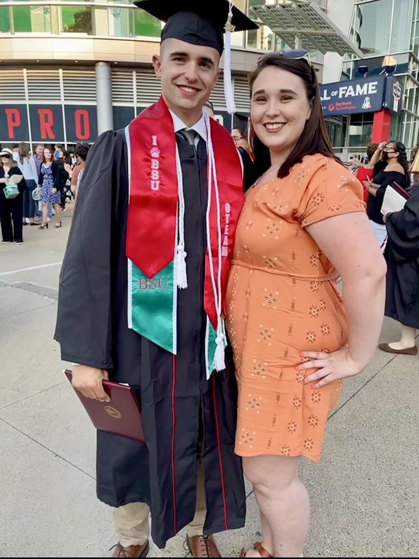 Aidan’s graduation from Bridgewater State University! Summer 2021.