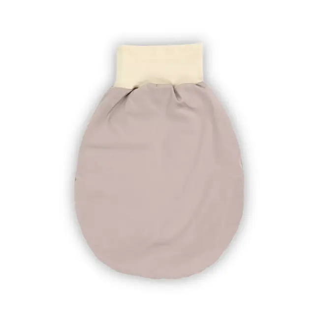 Winter- und Ganzjahresstrampelsack, sand, Bezug: 100 % Baumwolle, Füllung: 100 % Baumwolle, GOTS
