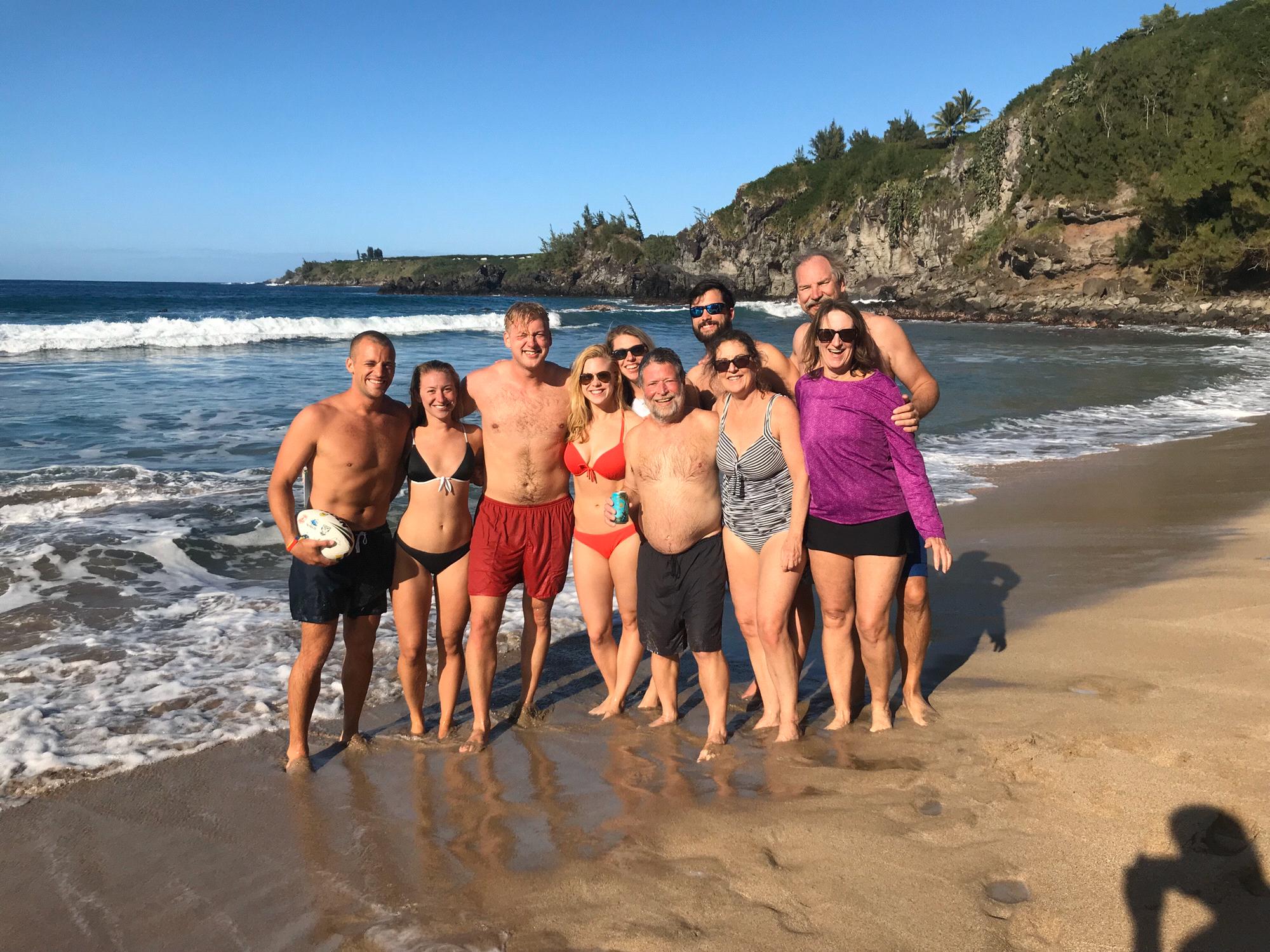 Maui - Black Sand Beach (our secret hideaway)