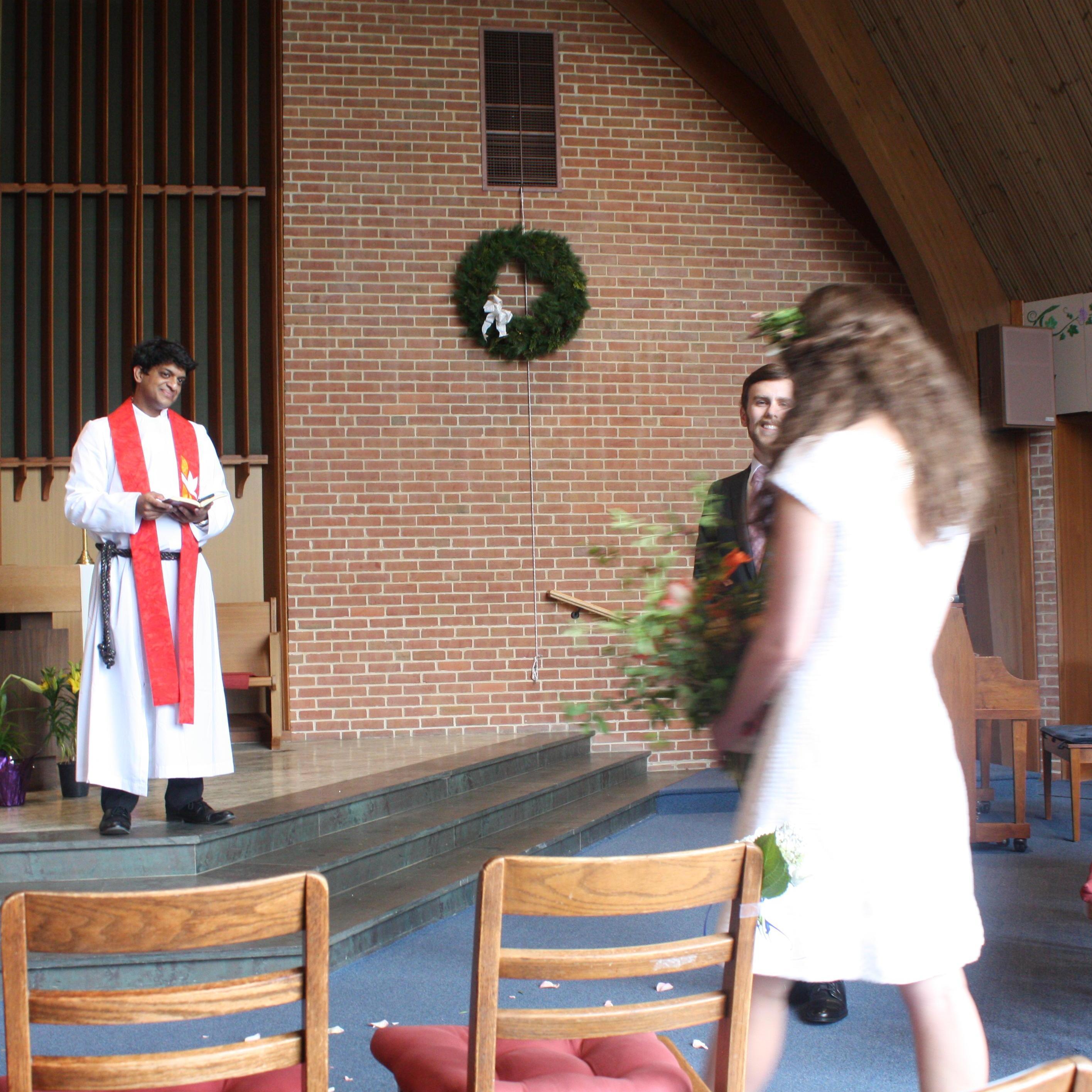 Entrance of the bride.