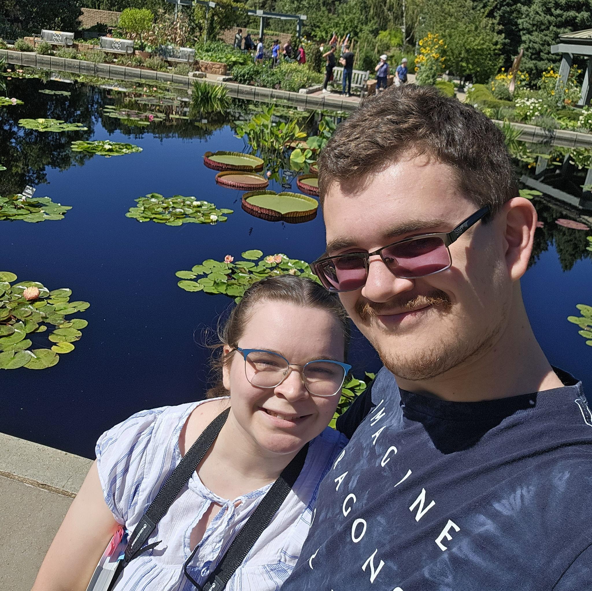 We also went bird watching in Denver, CO. This was at the botanical garden.
