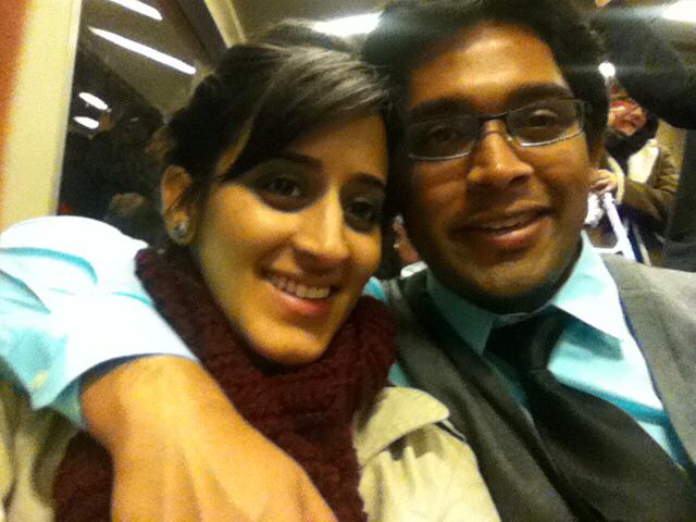 Getting ready to ring in 2012; en route to SF for NYE 2011 (S/O to BART).