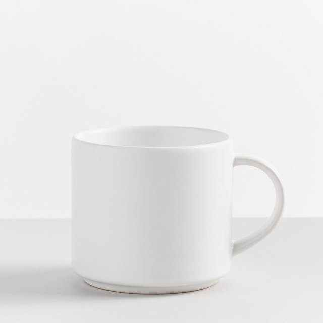 Mason Stoneware Mug, Single - True White