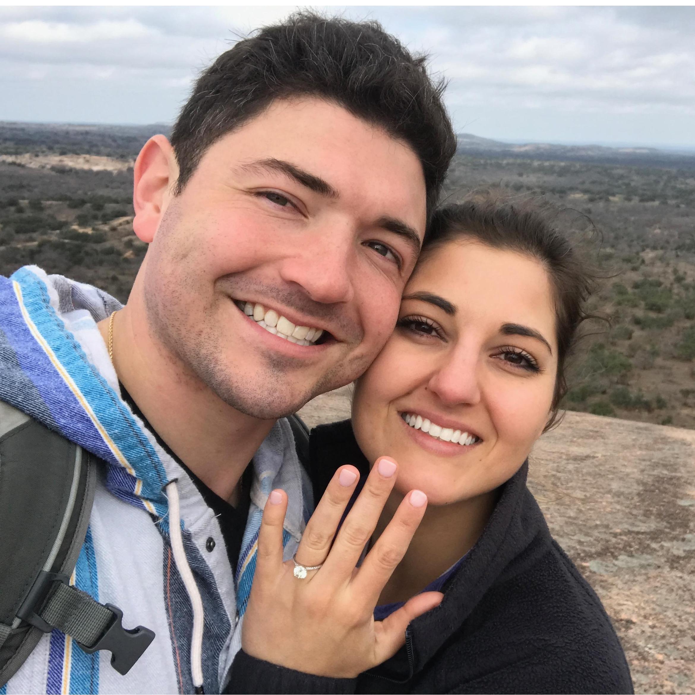 Newly engaged in Fredericksburg