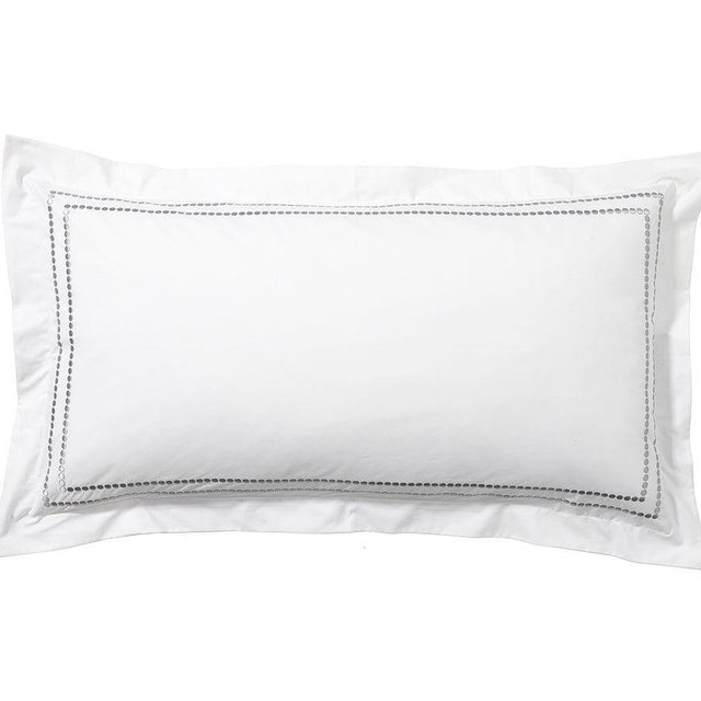 Gray Mist Pearl Organic Sham, King