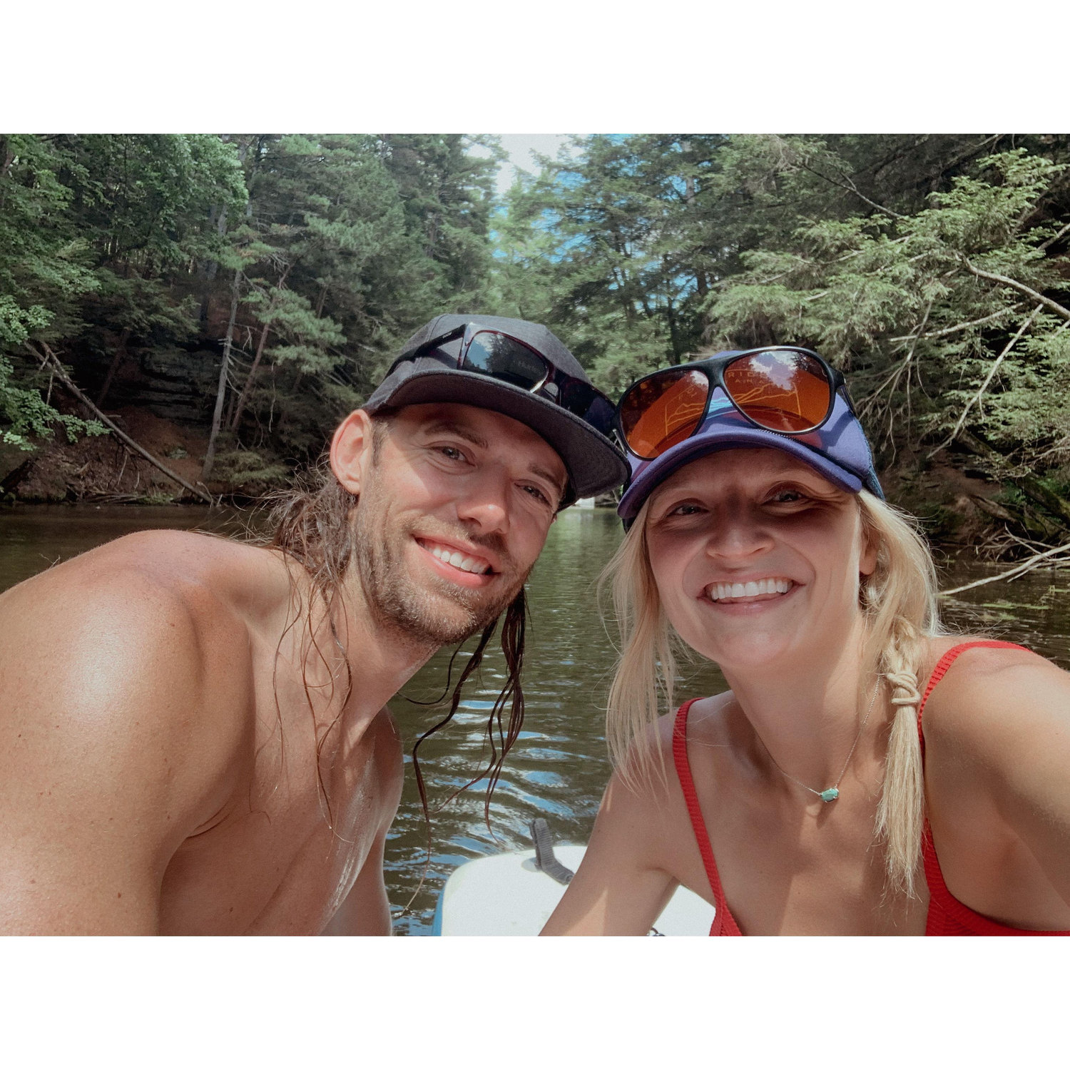 Paddleboarding at the Wisconsin Dells