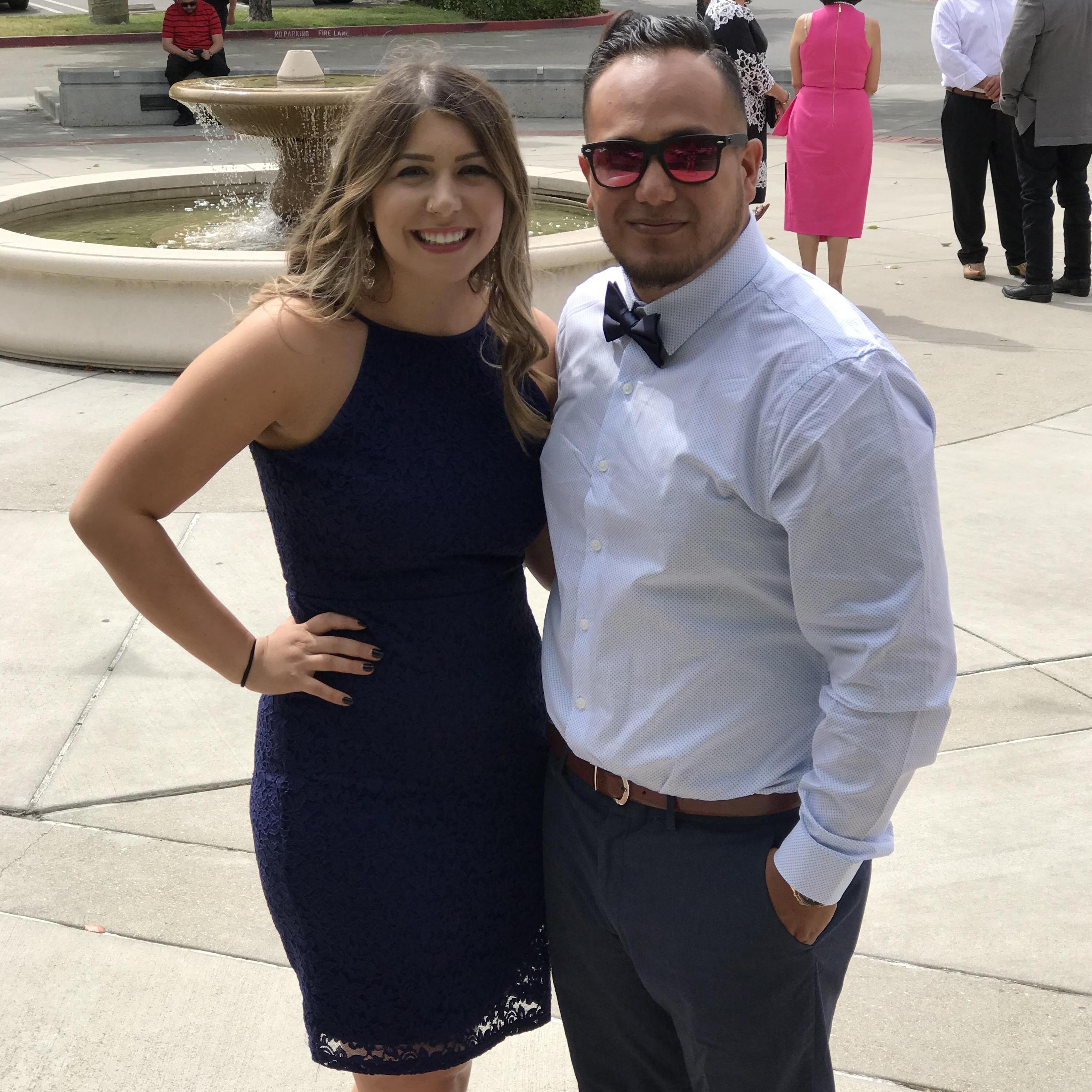 Our first wedding attended together.