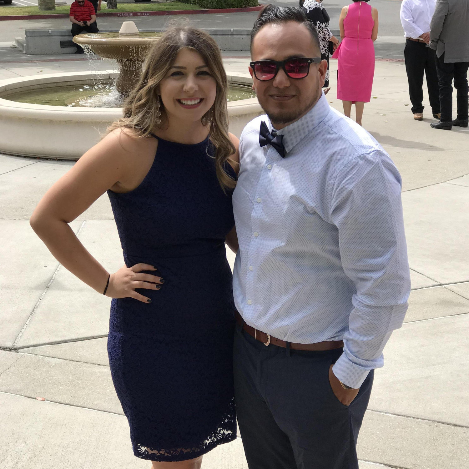Our first wedding attended together.