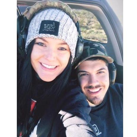 Chris teaching me some shooting skills. I'm still a work in progress...