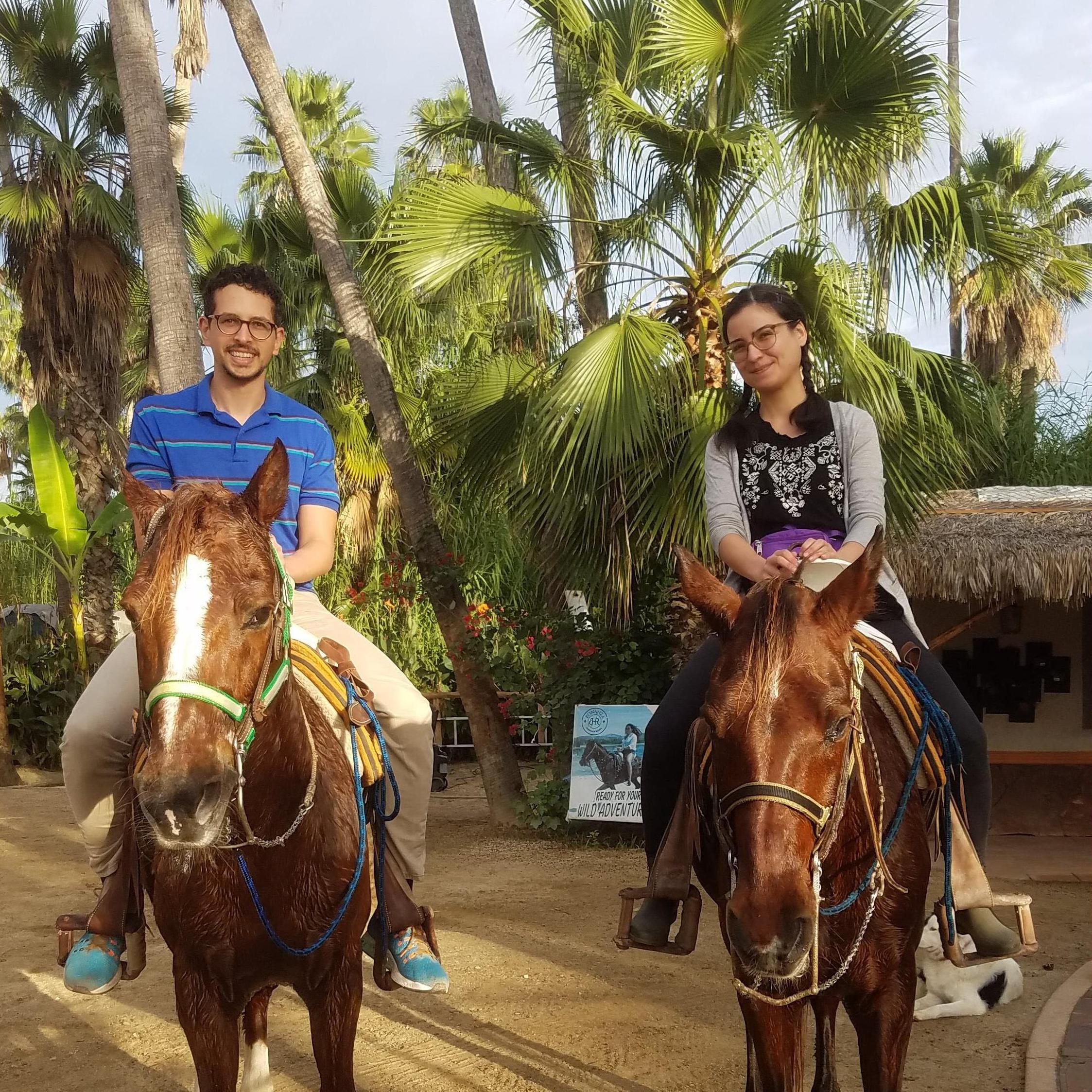 Ready for a horseback ride in Los Cabos, Mexico.