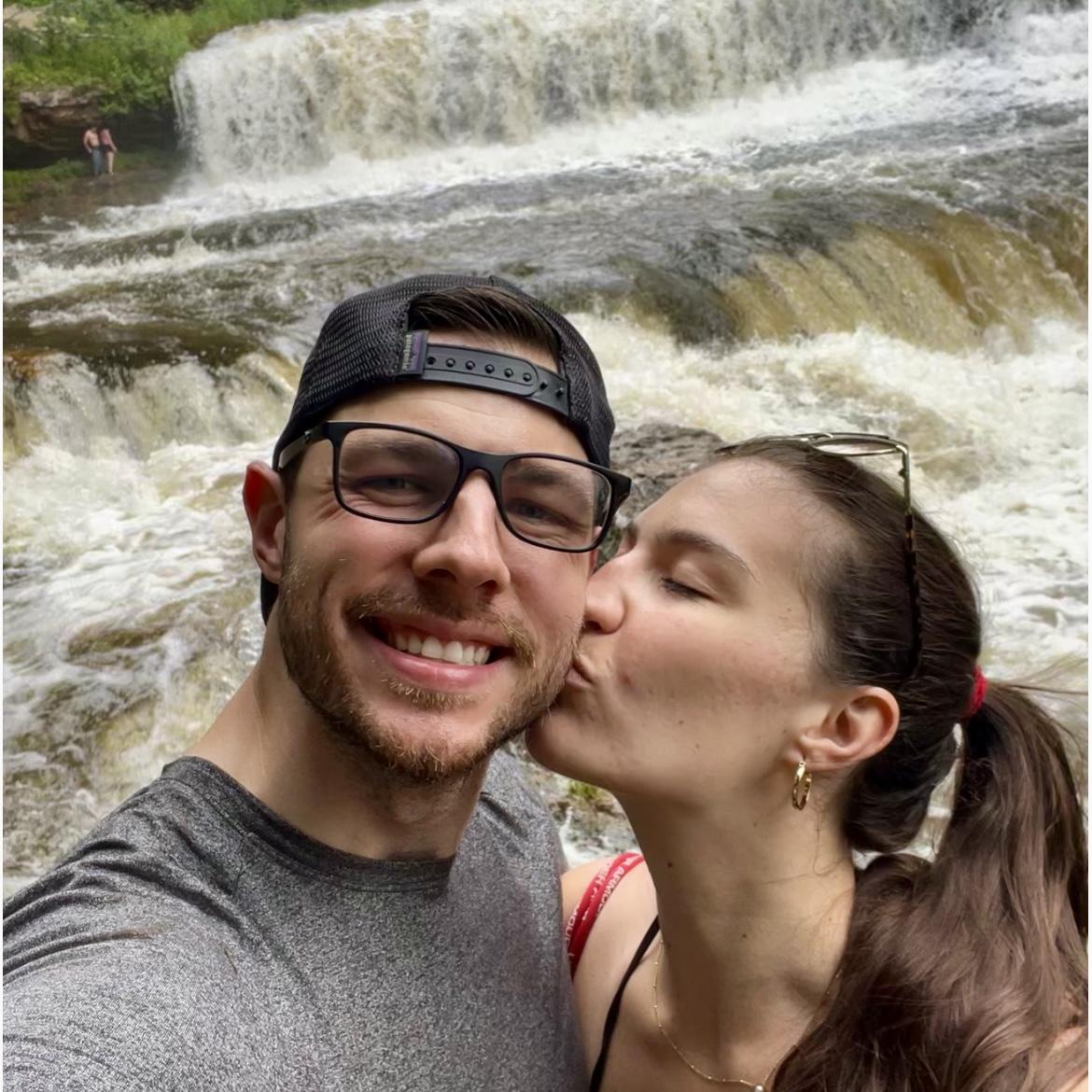 Olivia brought Parker to her favorite hike, Willow River, and then stopped for drinks and apps in Stillwater on the way home.