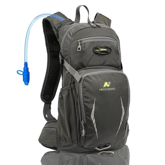 N NEVO RHINO Hydration Backpack, Hydration Pack, Insulated Hiking Backpack with Water Bladder 3L for Hiking Cycling Running Biking Camping