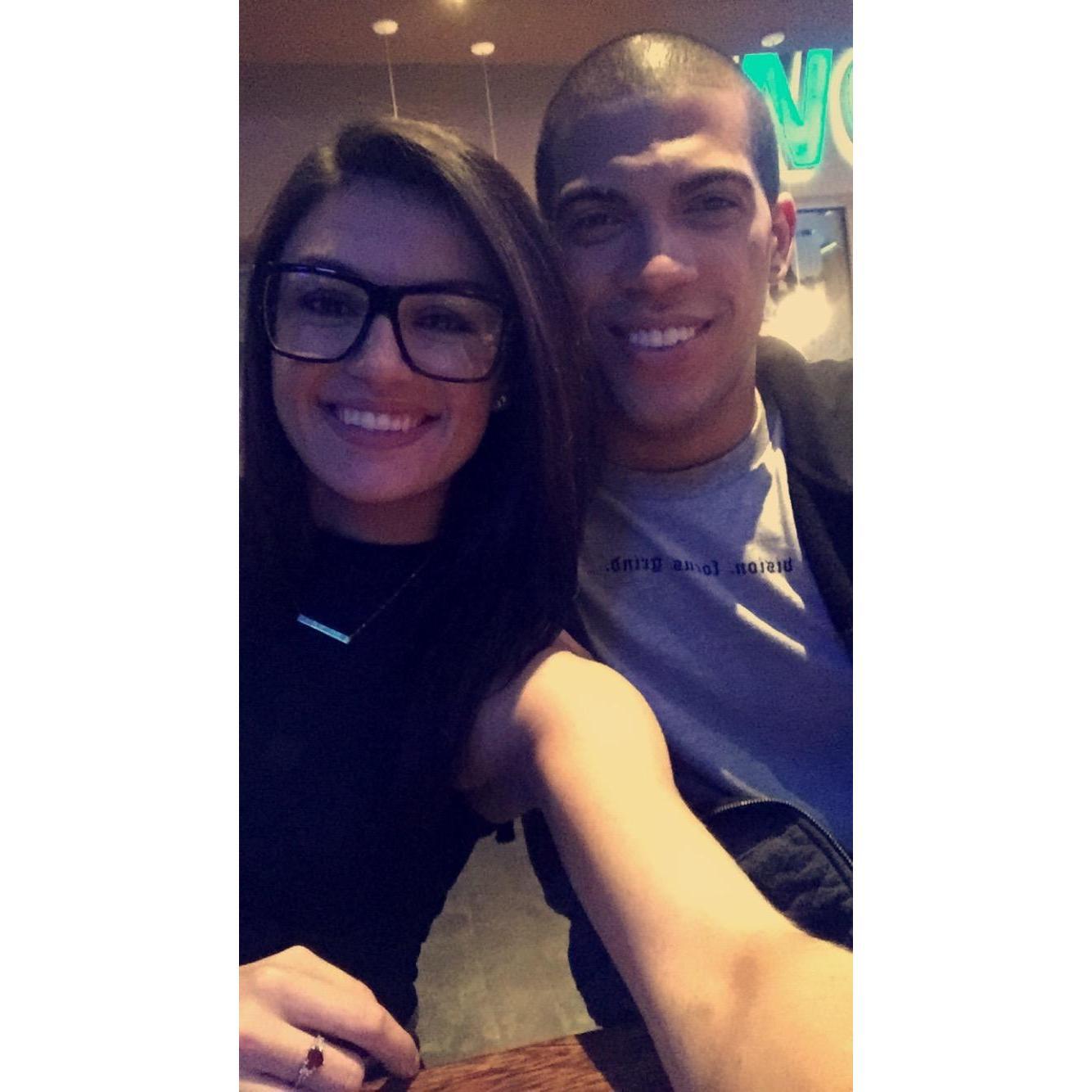 The night we decided we were officially dating!