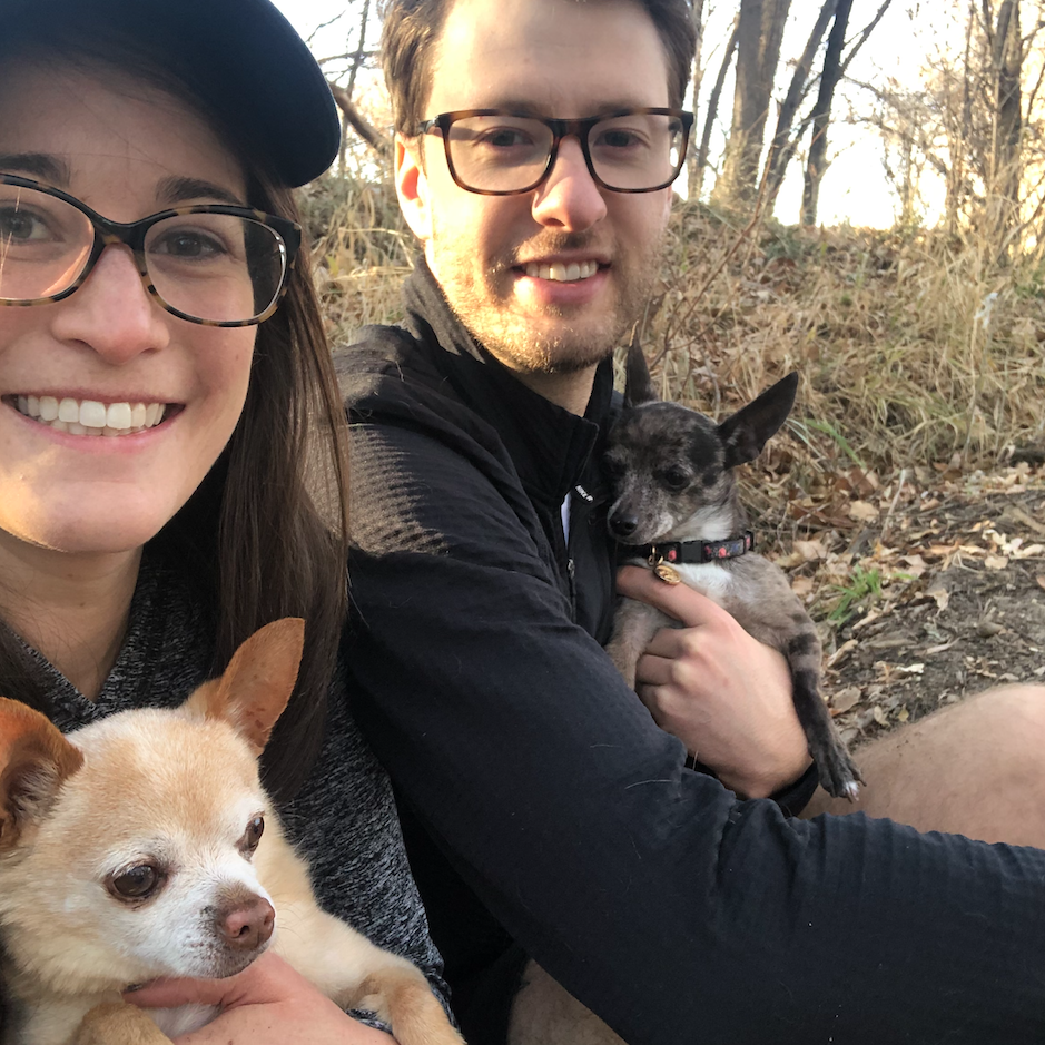 Bike ride adventures with the pups!