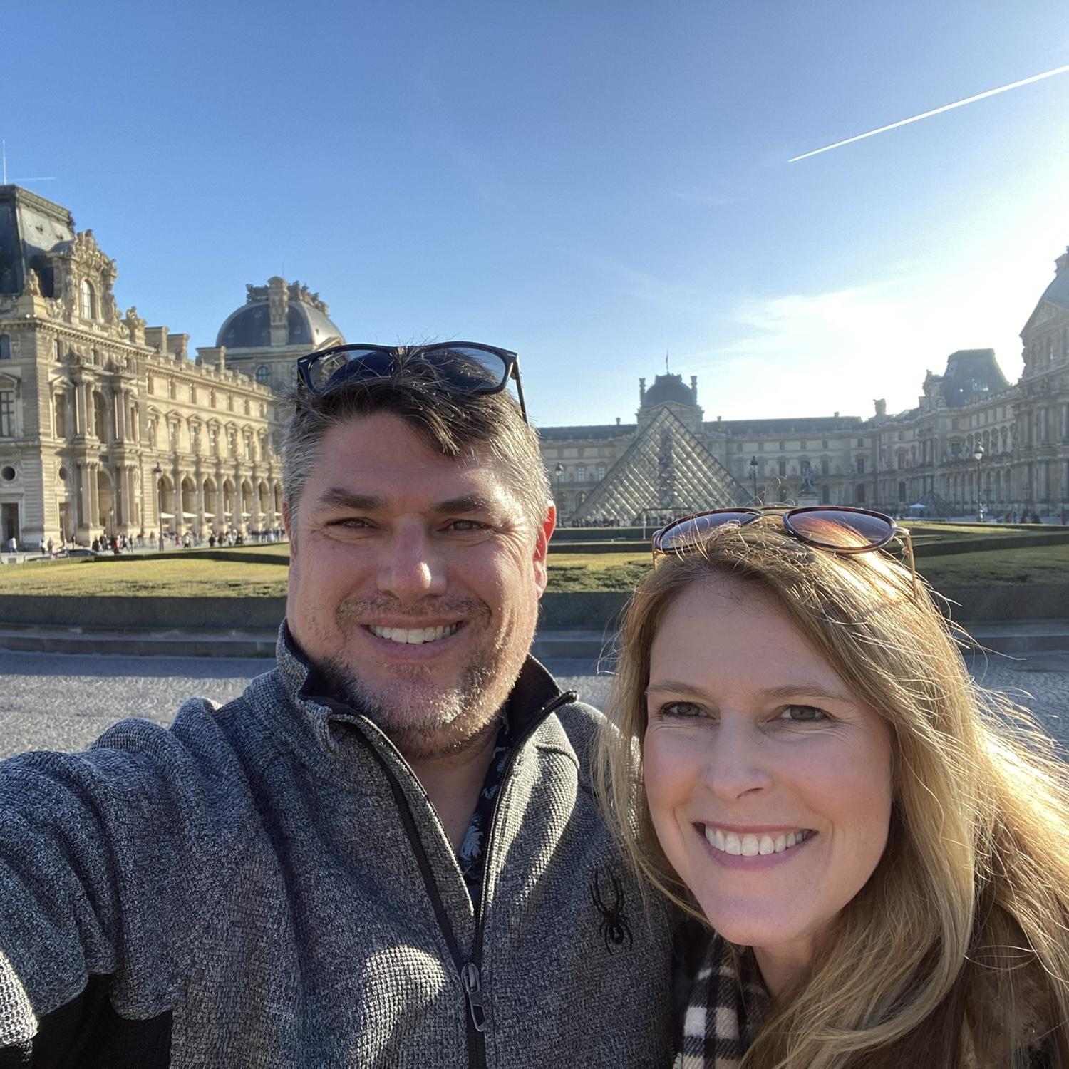 Outside The Louvre, Nov 2022