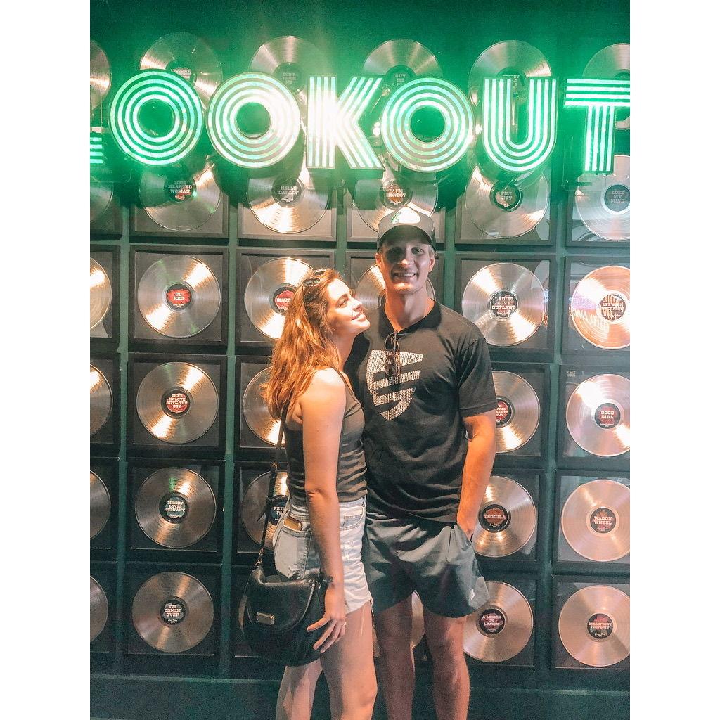 At Ole Red on Broadway watching our favorite Saturday afternoon band, The Mobile Homeboys!