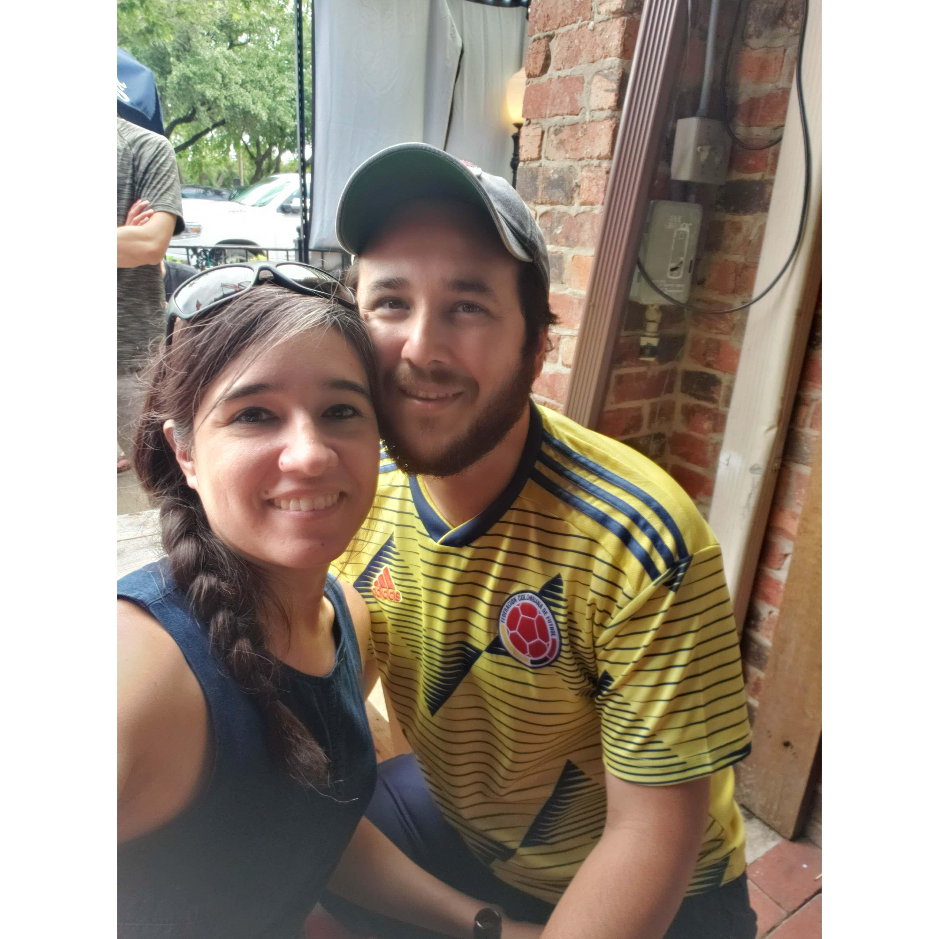 continue to watch soccer games together