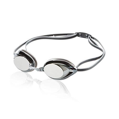 Speedo Vanquisher 2.0 Mirrored Swim Goggles, Panoramic, Anti-Glare, Anti-Fog with UV Protection
