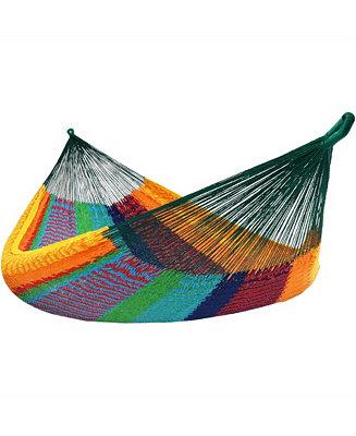Sunnydaze Decor Mayan Family Hand-Woven XXL Thick Cord Hammock