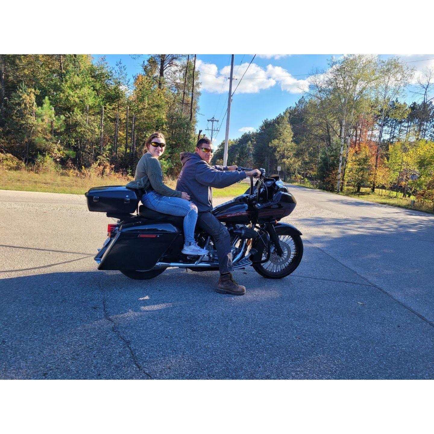 Our first bike ride!!