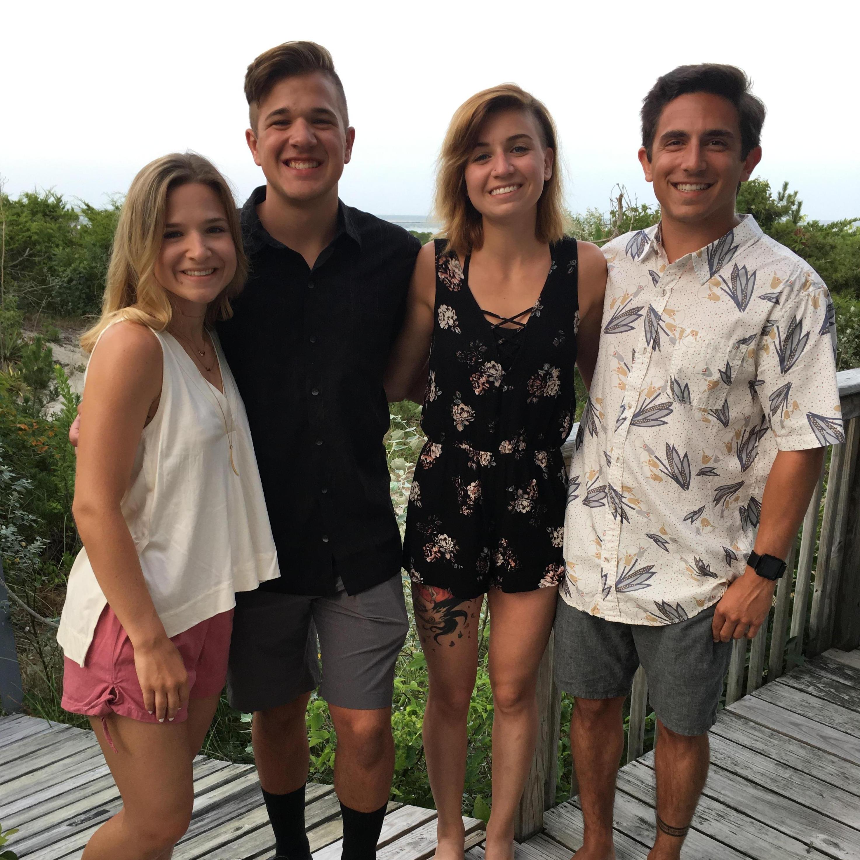 Sarah, Rebecca and Joseph with the favorite DeVito child.