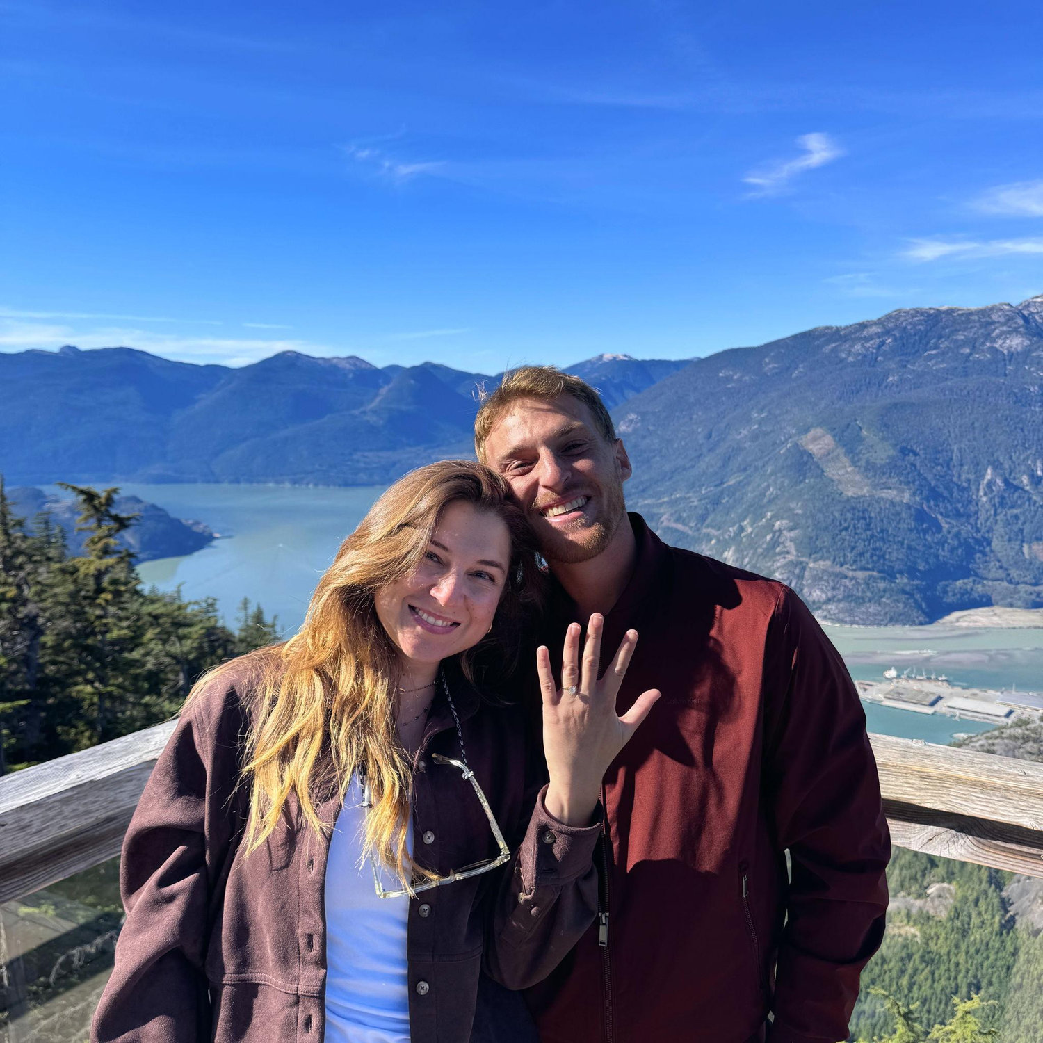 Engaged in Vancouver