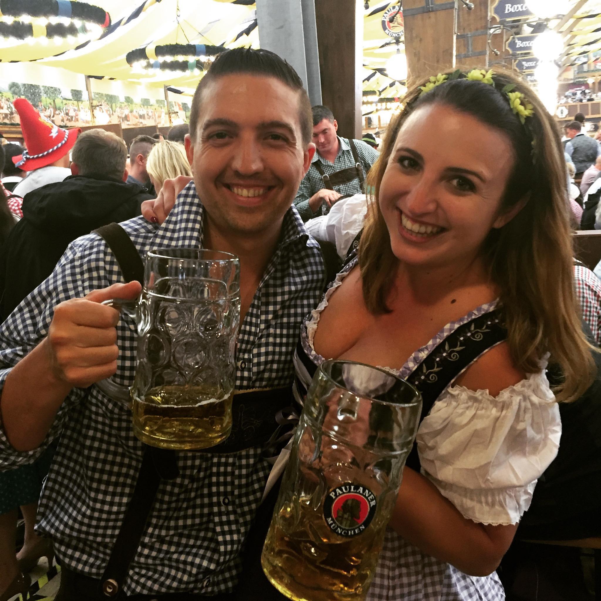 Oktoberfest in Munich - lots of beer, we can't remember much else :)