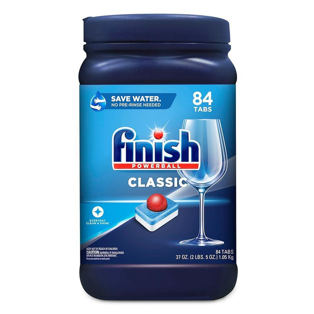 FINISH Classic, Dishwasher Detergent, Powerball, Dishwashing Tablets, Dish Tabs, 84 Count