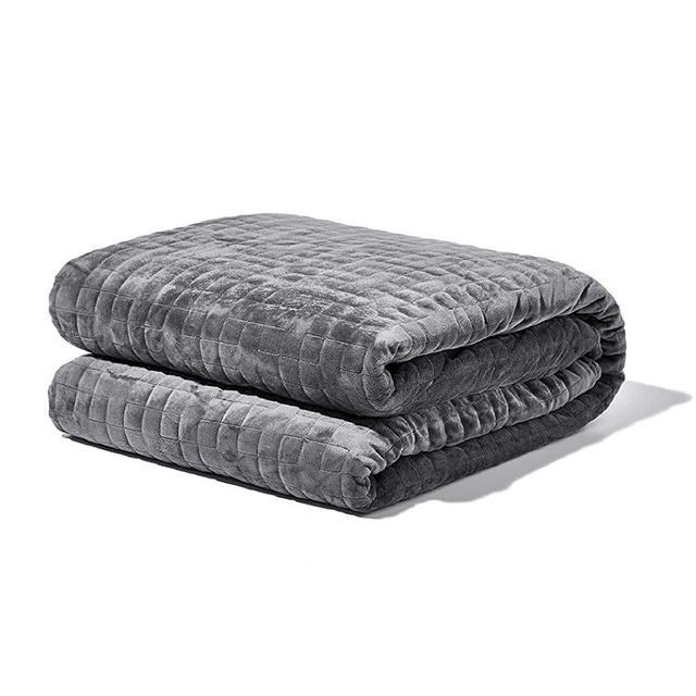 Gravity Blanket: The Weighted Blanket for Sleep | Premium Weighted Blanket with Removable Cover | Generation 3 with Upgraded Zipper Fastening System | Grey, 15lbs, 48"x72"