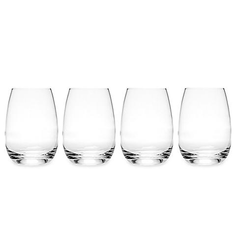 Luigi Bormioli Michelangelo Masterpiece Sparkx® Stemless Wine Glasses (Set of 4)