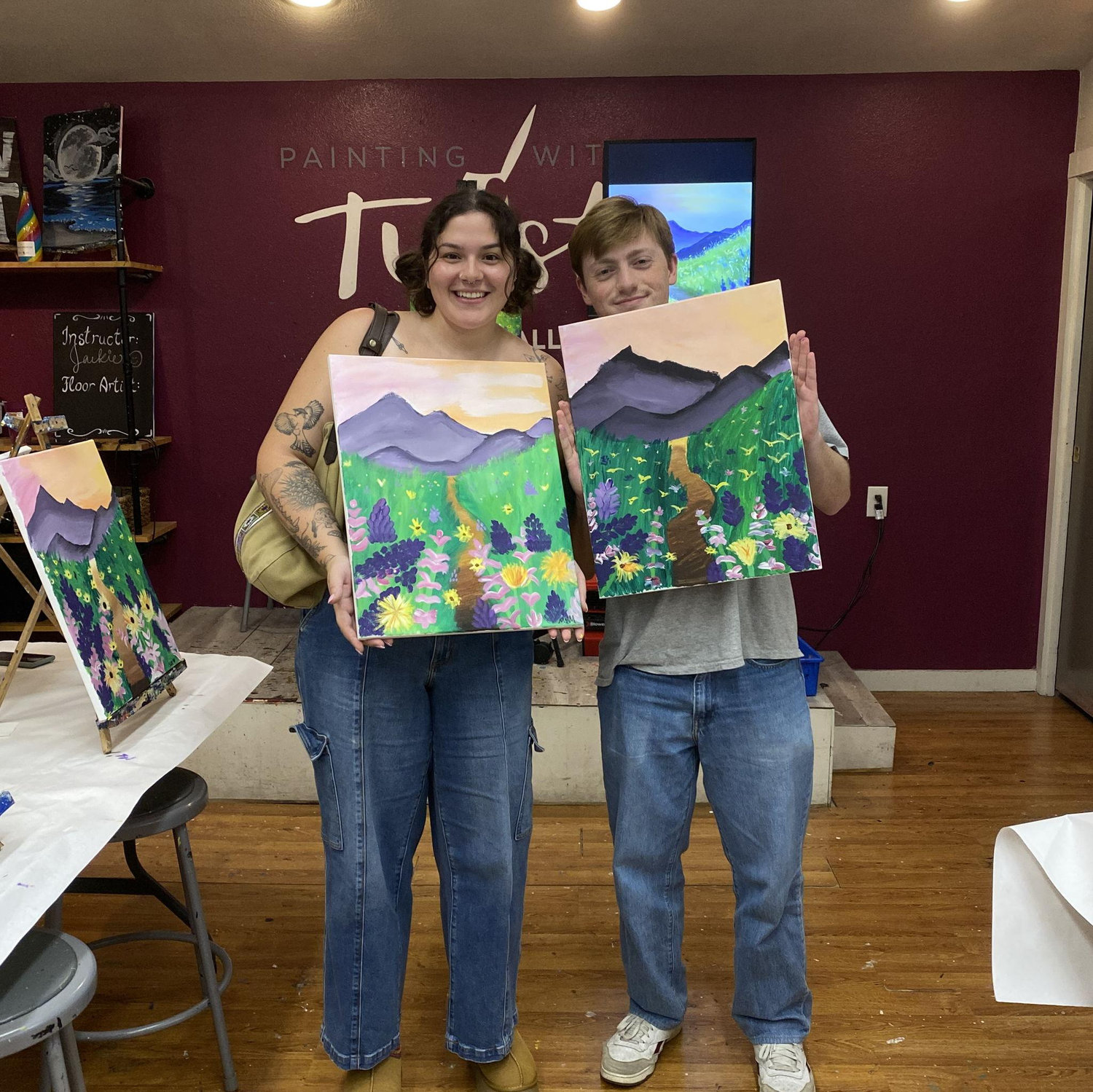 Marita's most recent birthday. We like to gift each other experiences! It's always exciting finding new things to do together.